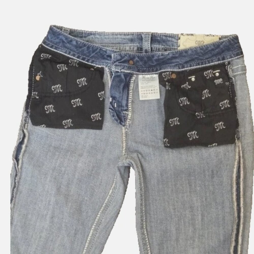 Miss Me Capri Jeans Sz 28 Fleua de Lis M3532 - Picture 10 of 12